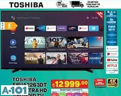 TOSHİBA 58UA2063DT 58 ULTRA HD ANDROİD SMART LED TV AKILLI TELEVİZYON